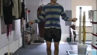Highlights of Rising Boxer Scott Alfer Training