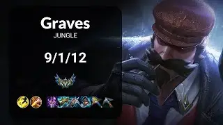 Graves vs Skarner JUNGLE - KR CHALLENGER Patch 14.22