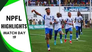NPFL Match Day 19 | Highlights - NPFL 2025/26 season #npfl #highlights 
