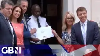 Don&rsquo;t Kill Cash: GB News presenters hand over petition to Downing Street