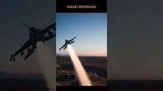 Target Destroyed: F‑17 Strike in Desert #aircraft