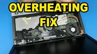HP Probook 6450b - Overheating Fix - Cleaning Fan and Re-Applying Thermal Paste