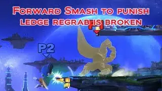 Forward Smash to punish ledge regrab is broken