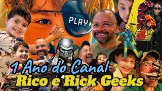 1 ANO DO CANAL RICO E RICK GEEKS #geek #unboxing #coleccionismo #actionfigures #review #paisefilhos 