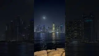 Dubai Under Moon Lights - #travel #adventure #moonlight #sightseeing #beautifuldestinations