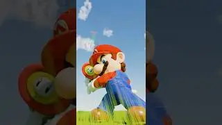 Mario Powers Up! (3D Animation) #shorts