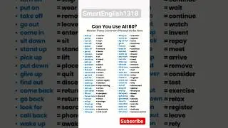 Master English Phrasal Verbs Quickly #english #phrasalverbs #education