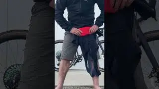 How to fold your cycling bibs. #cycling #cyclingbib #cyclingshorts #pearlizumi