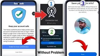 Enable Two-factor Authentication Facebook Problem Fix| How To Fix two-factor authentication Fb login