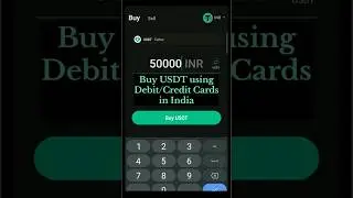 How to buy USDT with Debit/Credit Cards in India | without P2P
