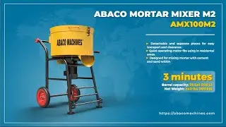 AMX100M2 ABACO MORTAR MIXER