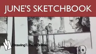 June's Sketchbook Drawings History & Humor