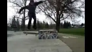 Fs tail slide big spin out
