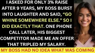 My Boss Laughed At My 3% Raise Request After 9 Years,  Go Whine Somewhere Else,  So I Did