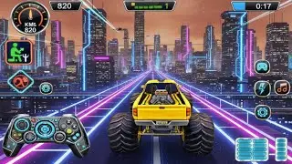 Monster Truck Stunt Racing Gameplay | Impossible Sky Bridges, Giant Leaps & Pure Adrenaline