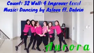 DANCING FEVER - LINE DANCE, Demo by Aurora