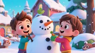 Build a Snowman &ndash; Winter Song Remix | Popular Nursery Rhyme | Educational Kids Songs
