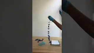 Stringing 1000 paper cranes