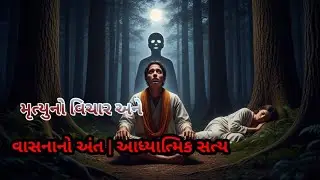 મૃત્યુનો વિચાર અને //વાસનાનો અંત | આધ્યાત્મિક સત્ય ¤