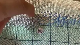 30 min ASMR Cross Stitch Embroidery (no music, no talking) Mindfulness, Relaxation, Calming