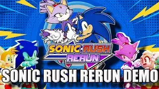 Sonic Rush Fan Game &ndash; Rerun Demo Full Stage Walkthrough No Commentary (4K 60FPS)
