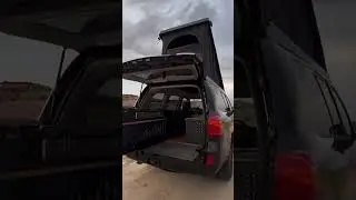 200 Series Land Cruiser Campteq PopTop and 3 seater interior.