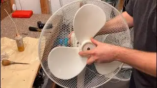 Чистка и обслуживание осциллирующего напольного вентилятора Honeywell HS-1750