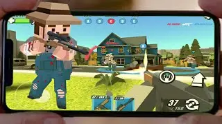 Battle Gun 3D - Gameplay | Pixel Block Fight |Android new game