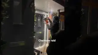 Essex police use chainsaw to gain entry during drug raid