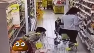 Femeia asta s-a căcat &icirc;n magazin!