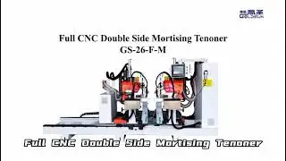 Full CNC double side mortising tenoning machine  GS-26-F-M