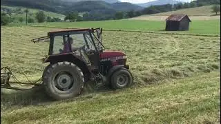 Case IH 3220 in Aktion mit Stoll Schwader🤠
