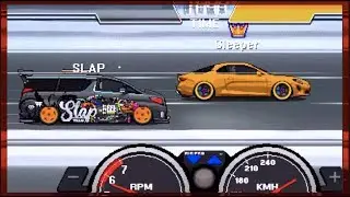 Pixel Car Racer UPDATE!! Opening 180 Crates - 2800hp VAN Build! | SLAPTrain