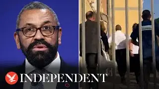 Rocket sirens force James Cleverly to run for cover during visit to southern Israel