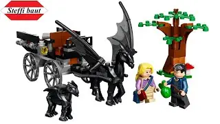LEGO Harry Potter 76400 Hogwarts Carriage and Thestrals unboxing & speed build