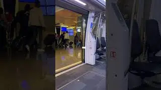 Train in Hamad International Airport #shortsvideo #shorts #airport