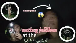 Eating jollibee at theNew city hall new vlog with family again!
