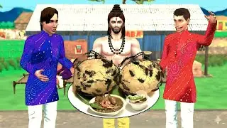 Chole Bhature Ka Khatarnak Challenge Street Food Hindi Kahaniya Hindi Moral Stories 