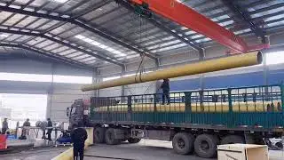Stainless Steel Alloy Pipe Plate Flange Factory Packing#machine #manufacturing