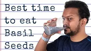 ⭐  BEST TIME TO DRINK BASIL SEEDS, BENEFITS AND SIDE EFFECTS | Basil seeds Expanding in Time Lapse