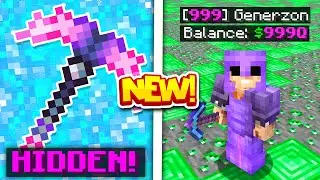 Using *NEW HIDDEN PICKAXE ENCHANTS* in MINECRAFT: PRISONS | Minecraft OP PRISON SERVER #7