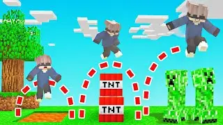 Can I Beat Minecraft If Every Jump Doubles?