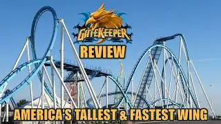 Обзор GateKeeper, крыльчатые горки Cedar Point B&M | Самые высокие и быстрые крыльчатые горки в А...
