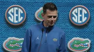 2022 SEC Basketball Media Days University Florida Head Coach Todd Golden
