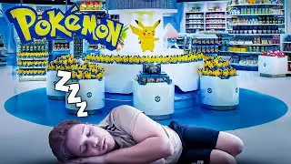 PASSEI A NOITE NA MAIOR LOJA DE POKÉMON DO BRASIL SEM NINGUÉM VER!