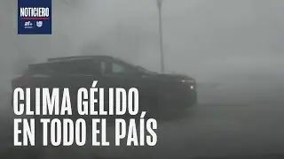 Clima g&eacute;lido amenaza con tormenta invernal en gran parte del pa&iacute;s