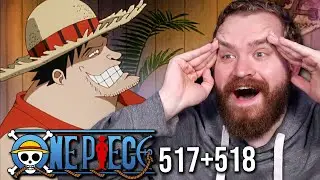 LUFFY 2 YEARS LATER?!? | One Piece Ep 517+518 Reaction & Review | Return To Sabaody Arc