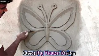Wall Flower Design - Amazing Butterfly Design - Raj M Bhadrak
