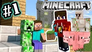 Mi Casa en Minecraft | Primera Vez en Minecraft | LukyCraft #1