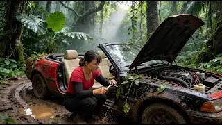 Restoring a Flood-Damaged Abandoned Sports Car - Hurricane Disaster Restoration